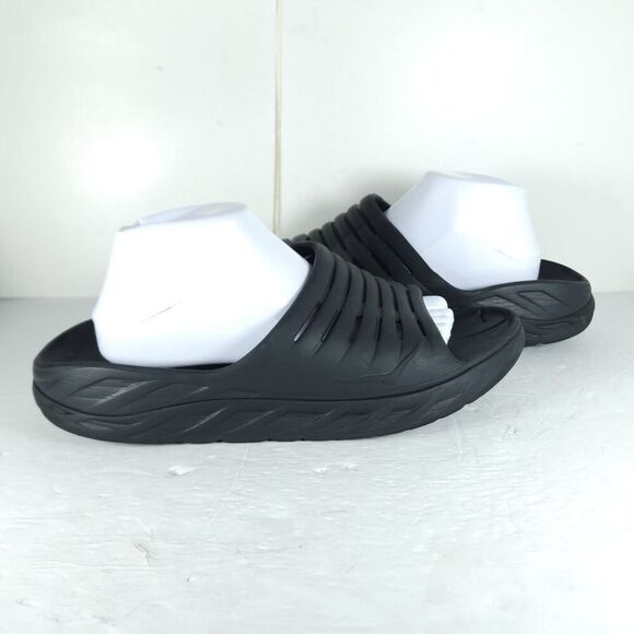 Hoka Men\'s One One Ora Recovery US11 Black Slip On Comfort Slide Sandals Shoes main image 10